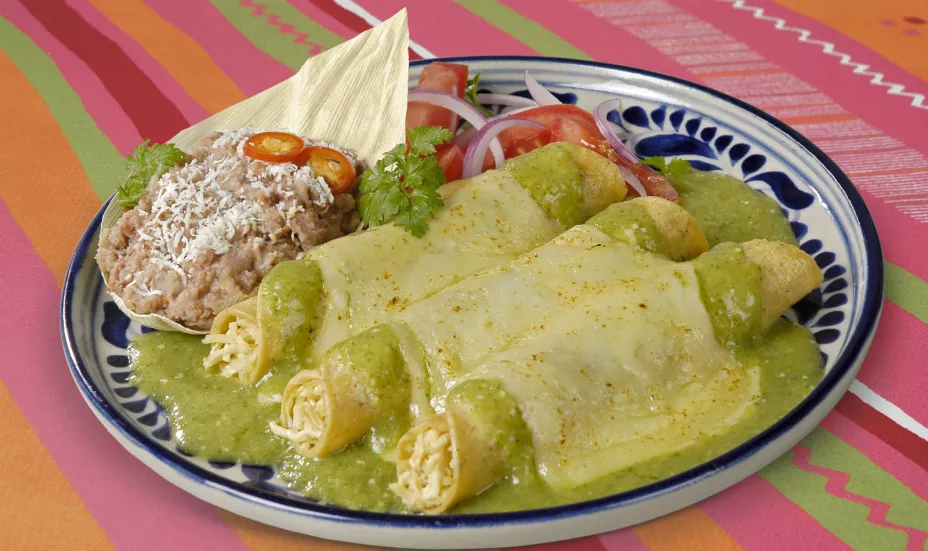 enchiladas verdes